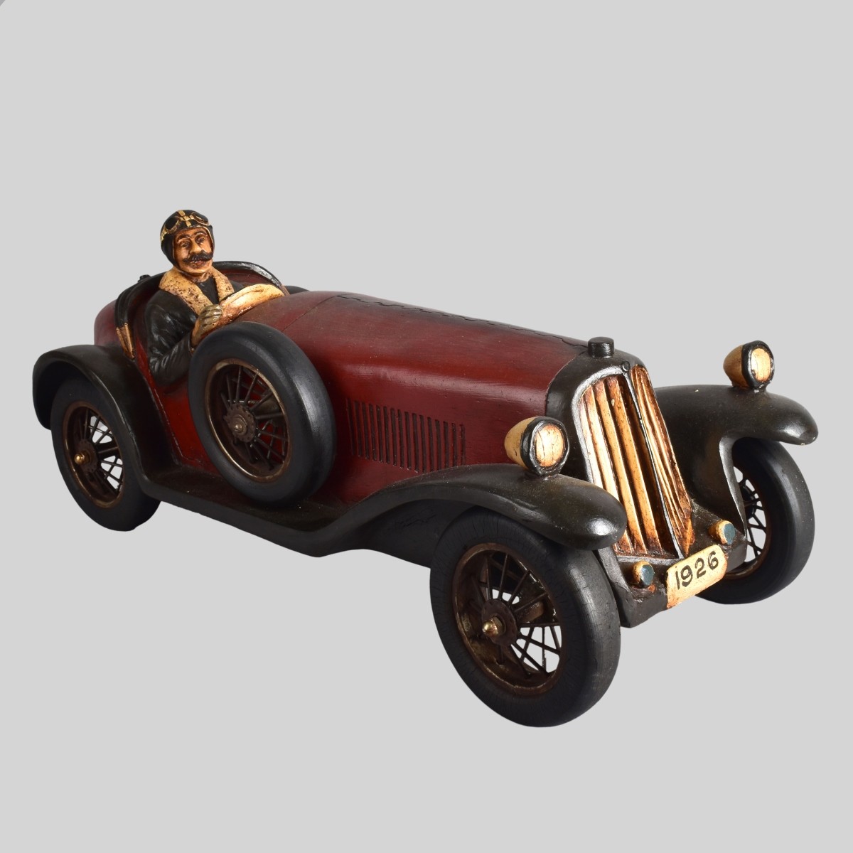 Vintage Model of a 1926 Bugatti Racecar