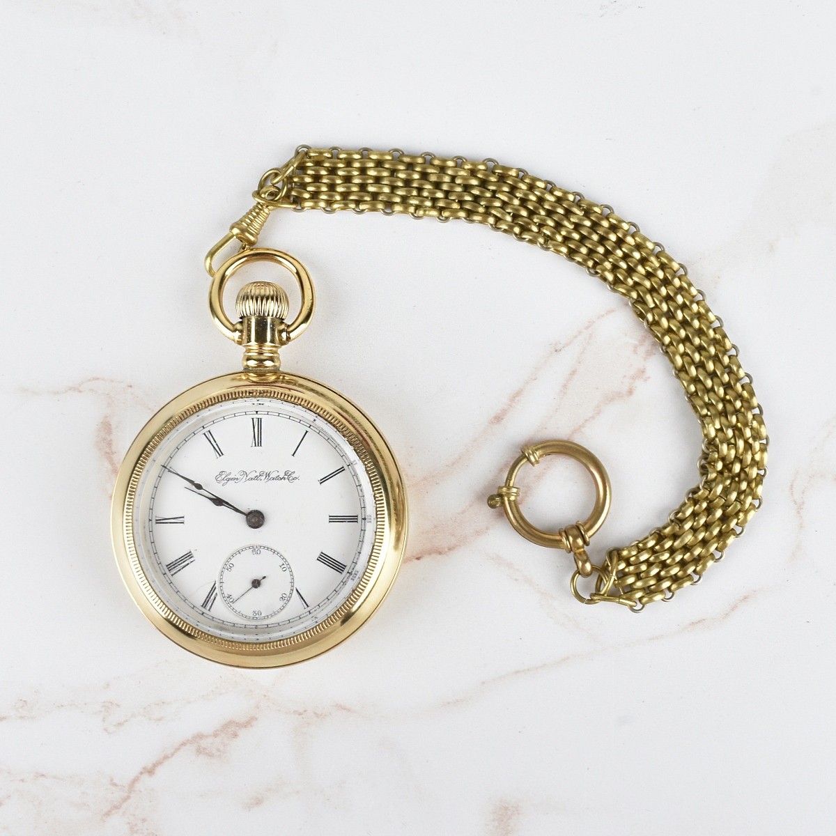 Antique Elgin National Watch Co Pocket Watch
