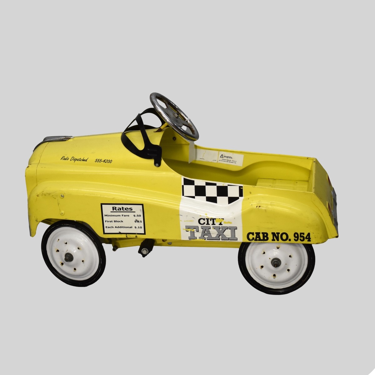 Vintage Instep Taxi Cab Pedal Car