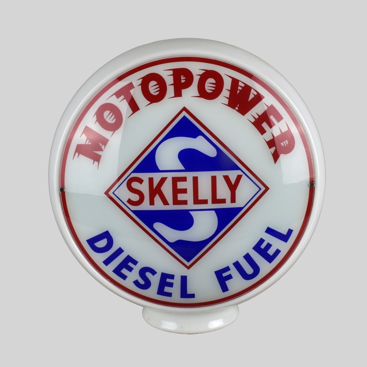 Vintage Skelly Diesel Fuel Advertising Globe
