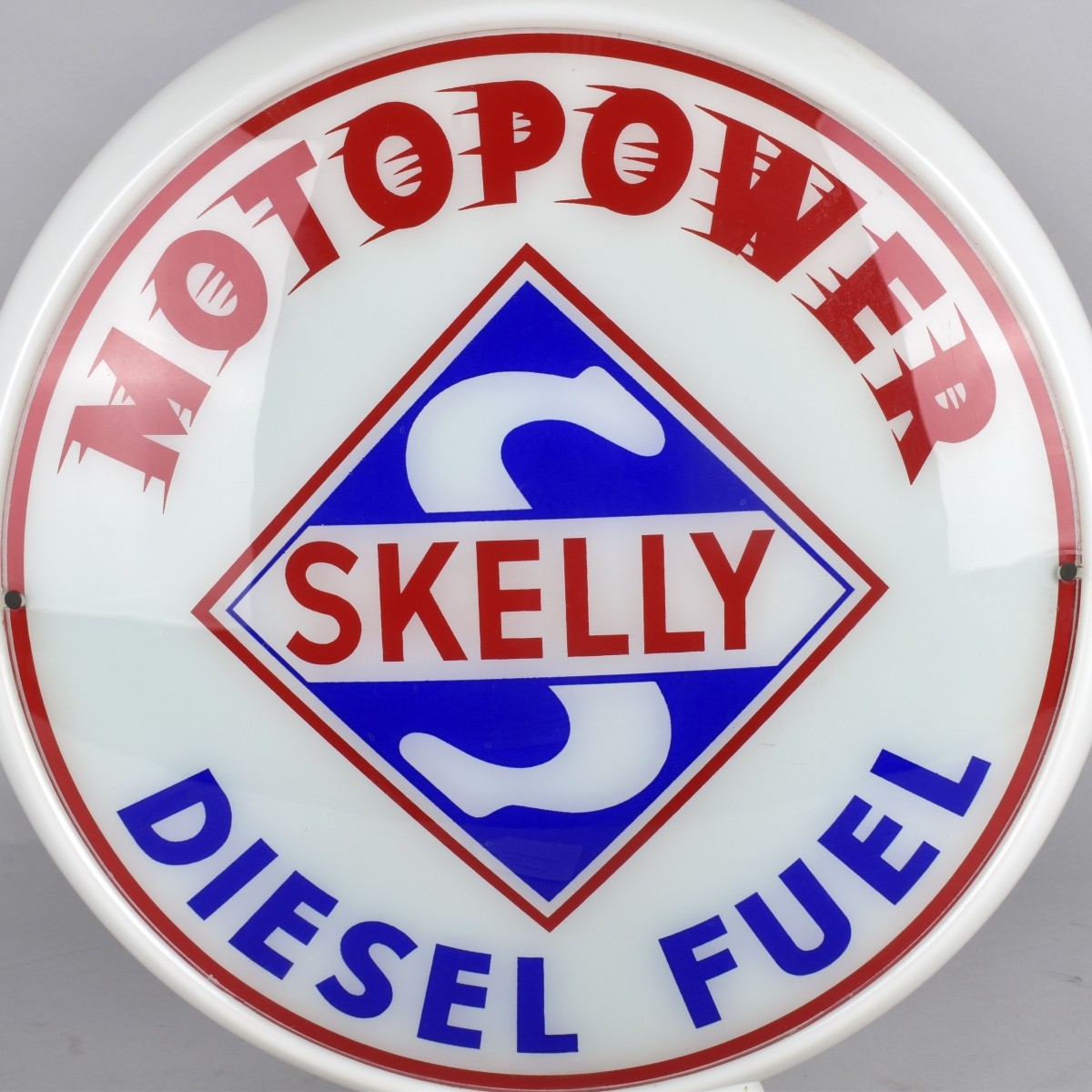 Vintage Skelly Diesel Fuel Advertising Globe