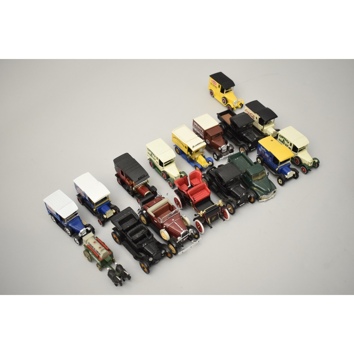 Collection of Die Cast Cars and Trucks