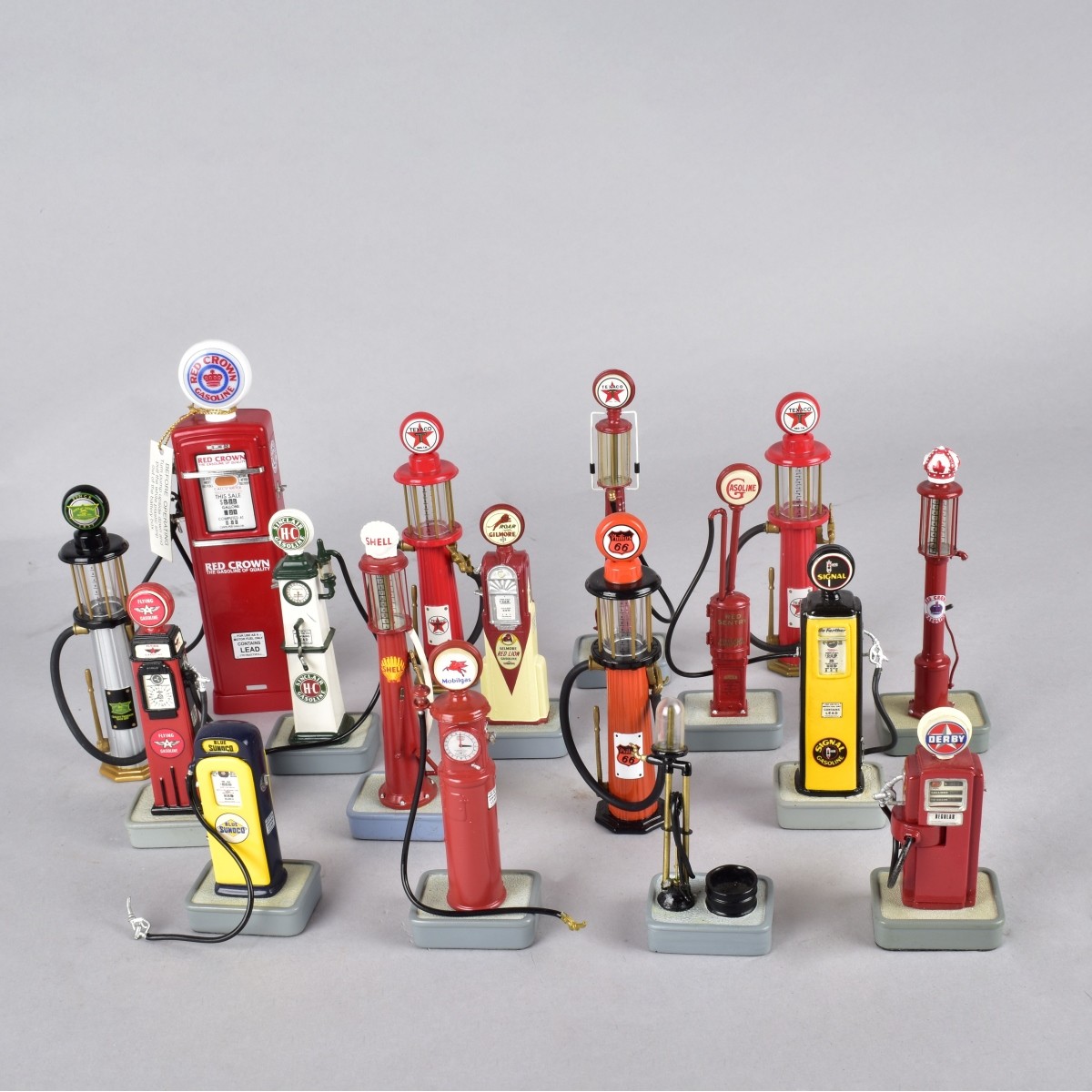 Vintage Miniature Gasoline Pumps