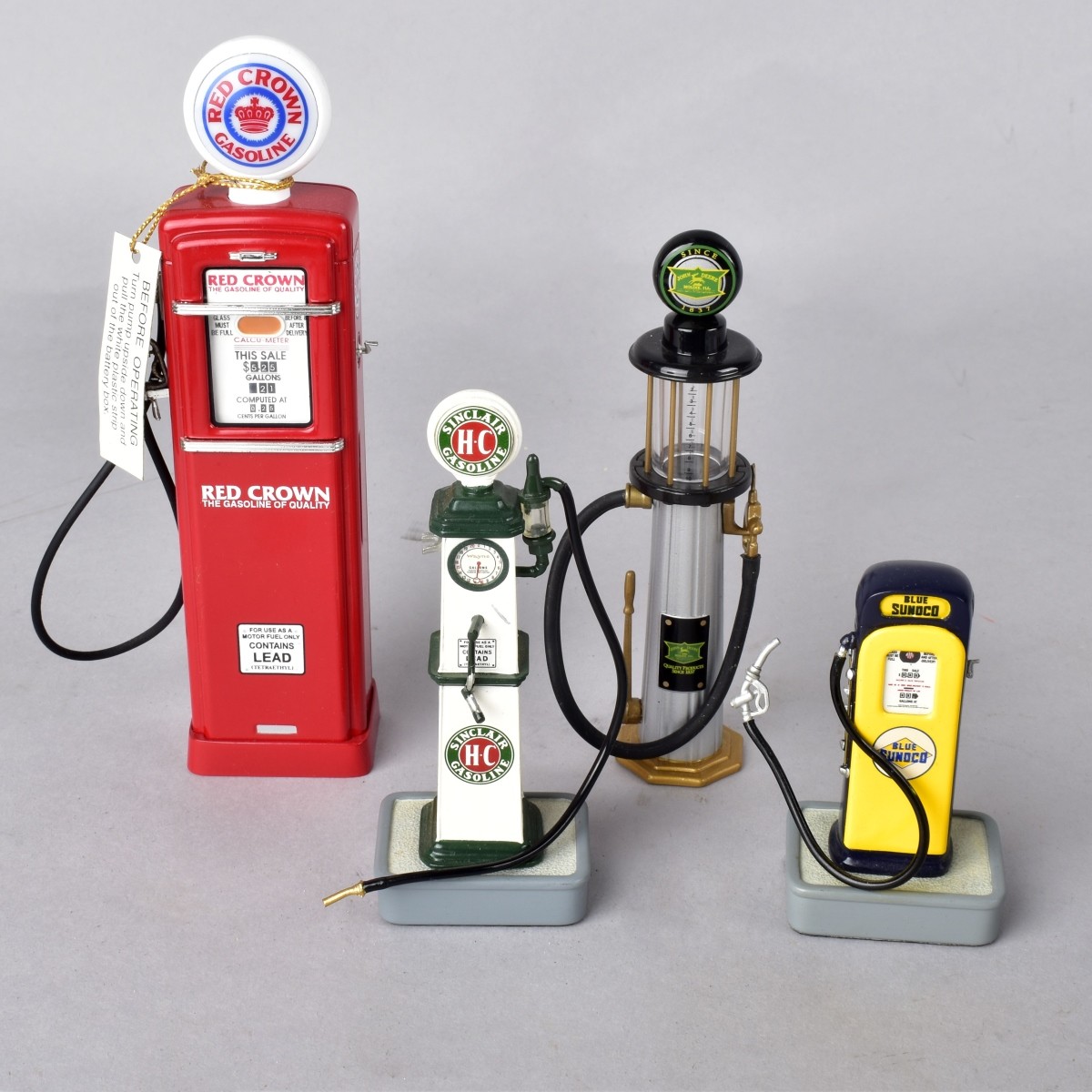 Vintage Miniature Gasoline Pumps
