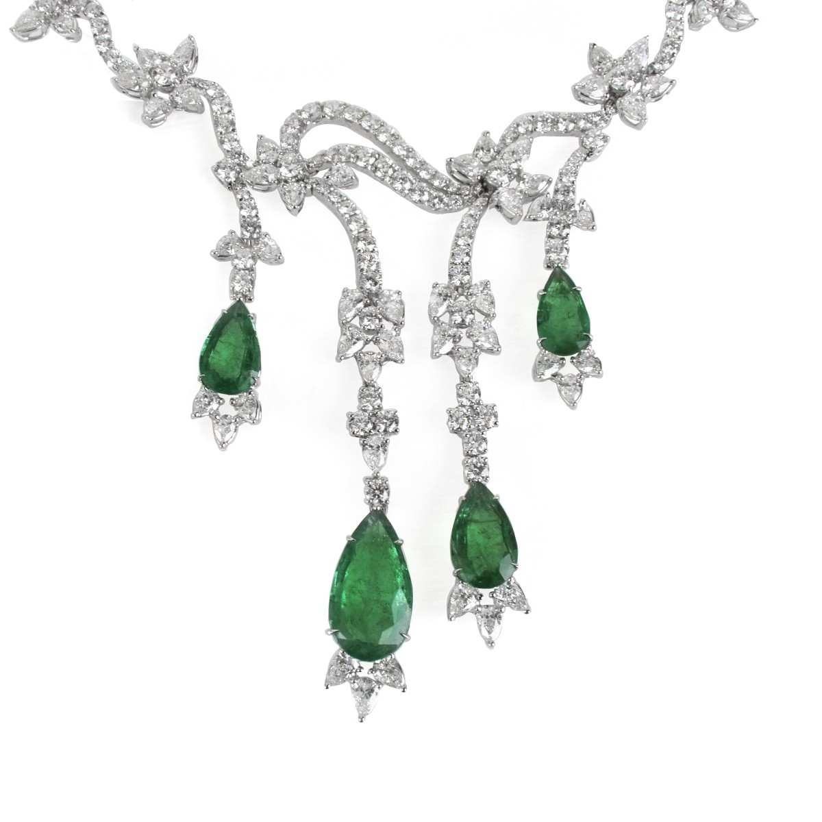 Emerald, Diamond and 18K Suite