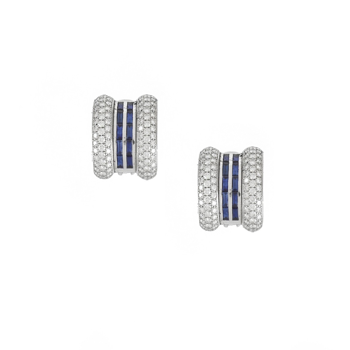 Chopard Diamond and Sapphire Ring and Earrings