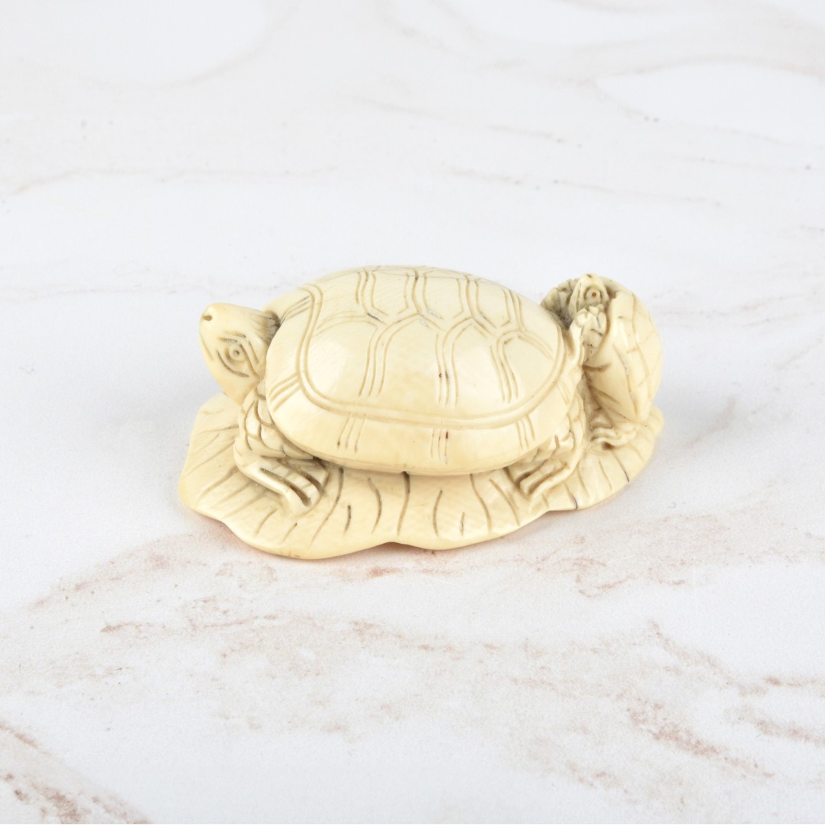 Carved Turtle Netsuke