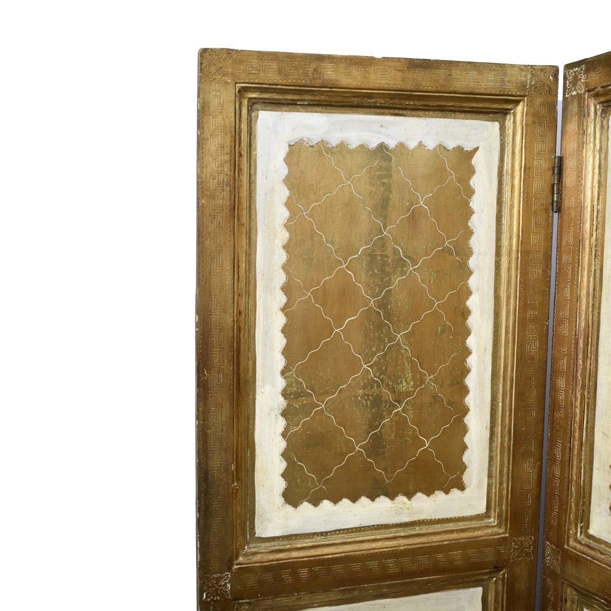 Mid 20th C. Neoclassical Style 3-Panel Screen