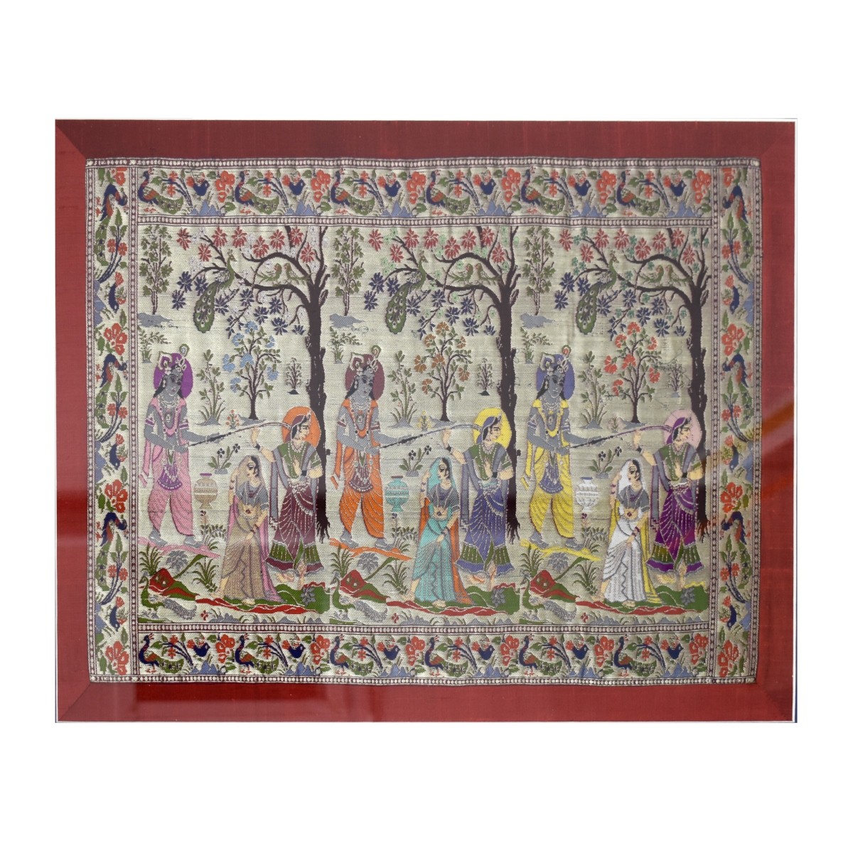 Silk Tapestry Framed