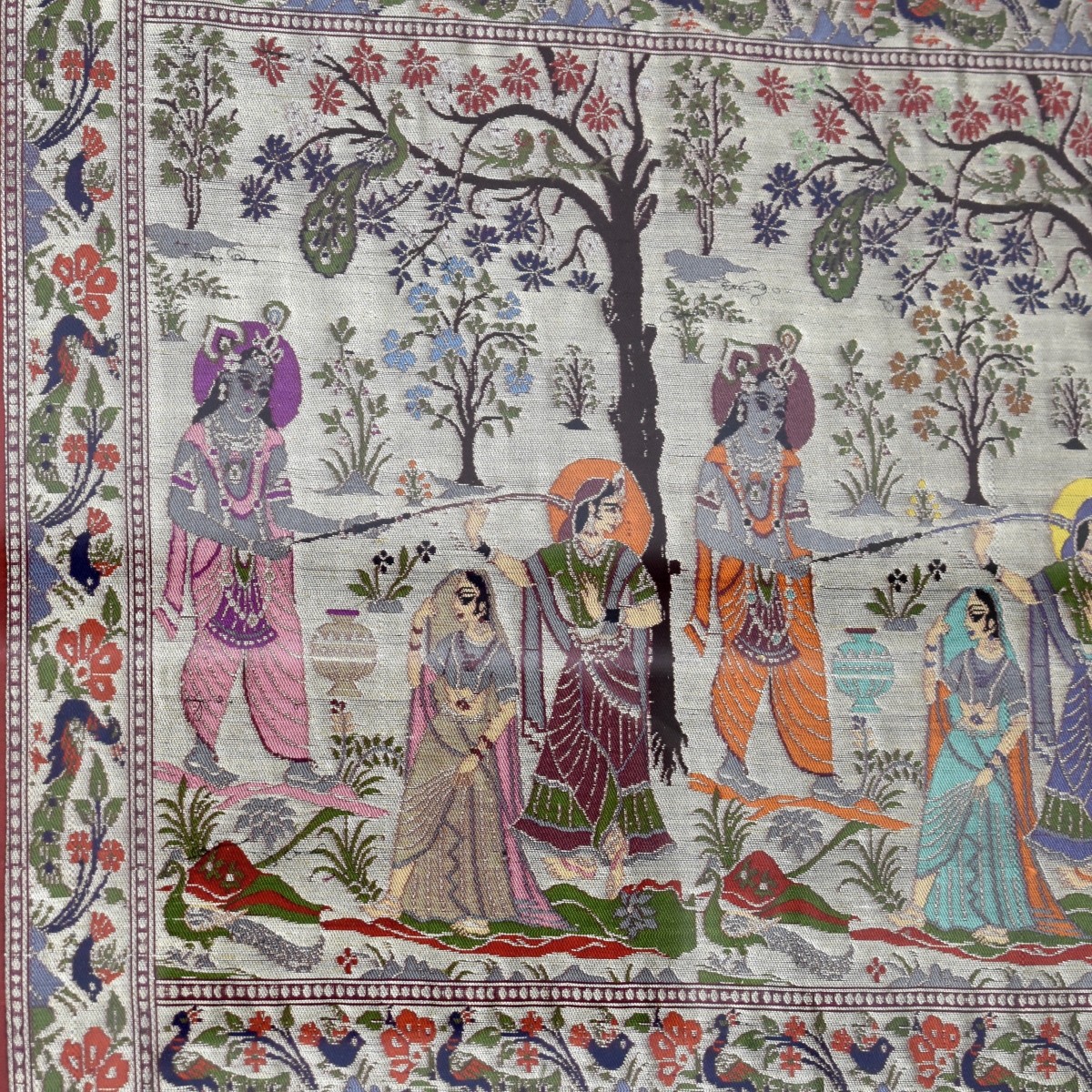 Silk Tapestry Framed