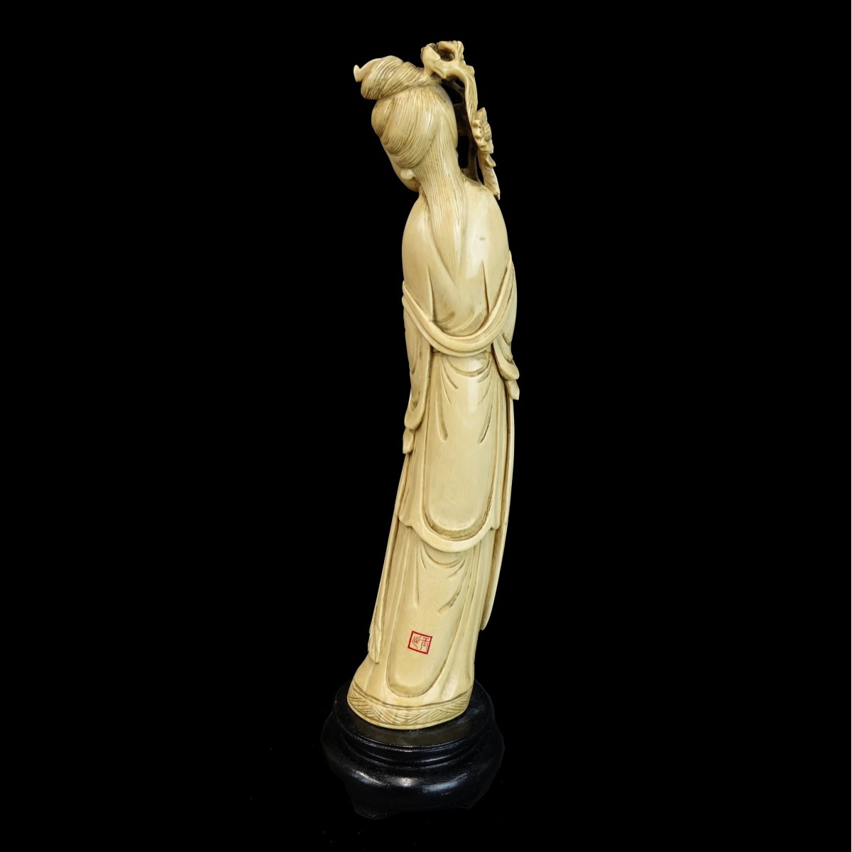 Antique Chinese Carved Female Figure