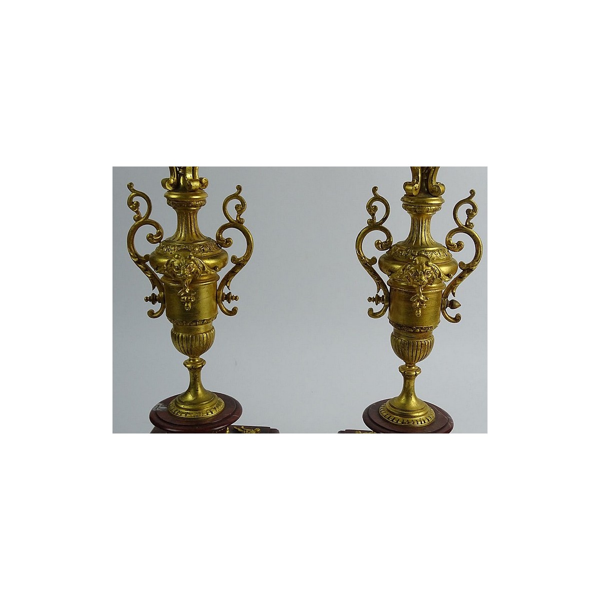 19C French Gilt Bronze Candelabra