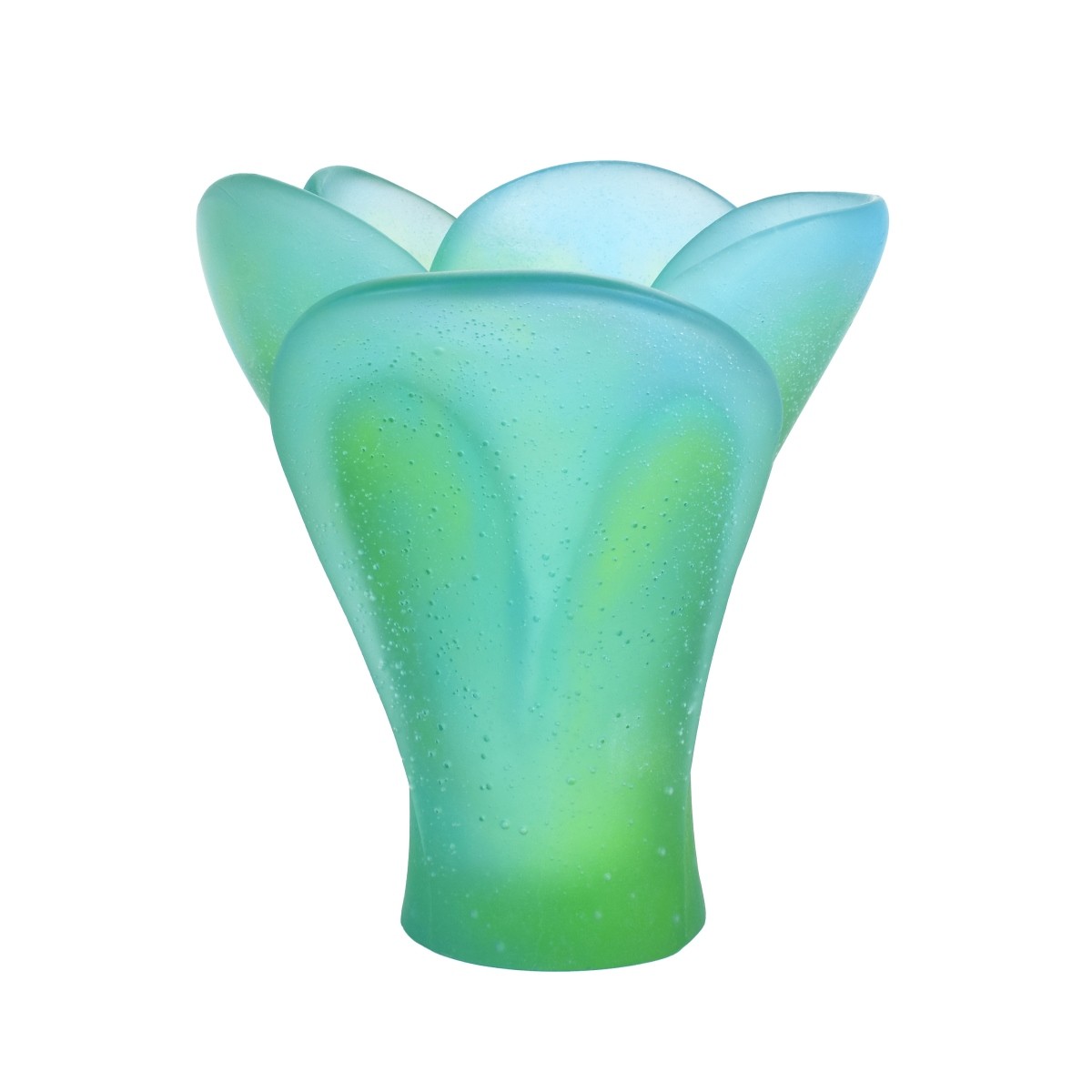 Daum Turquoise Vase