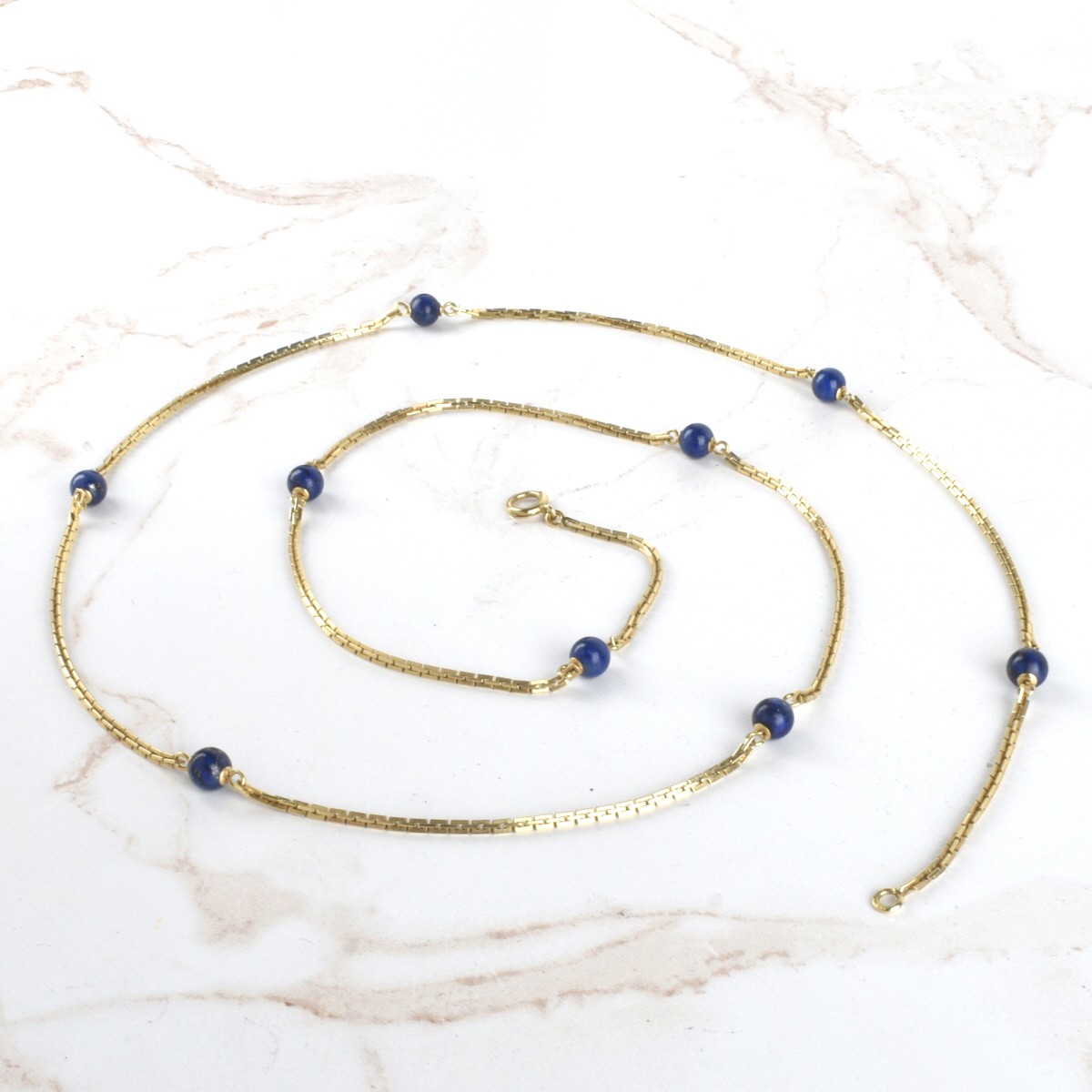 Lapis Lazuli and 14K Necklace
