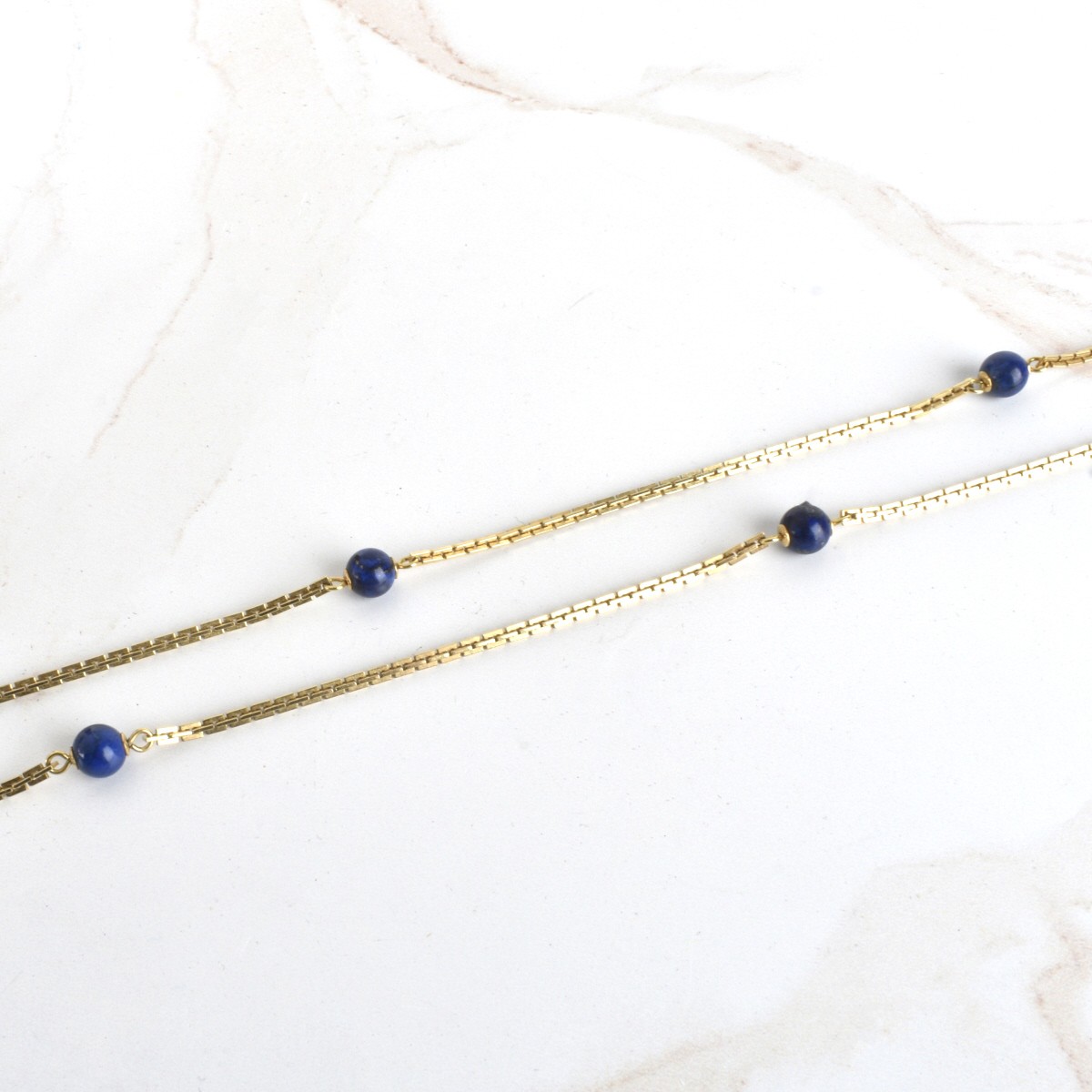 Lapis Lazuli and 14K Necklace