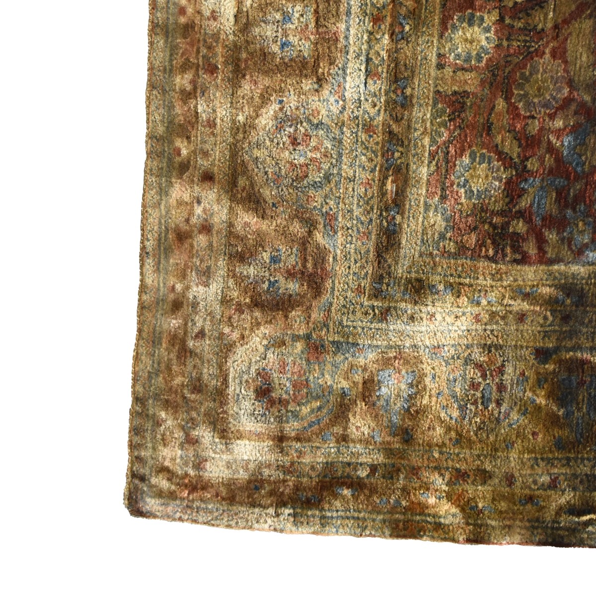 Antique Persian Silk Rug