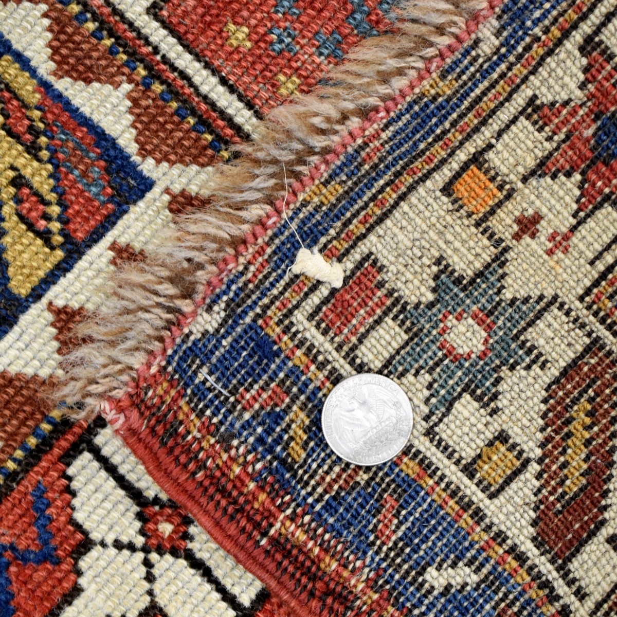 Semi Antique Persian Ardebil Rug