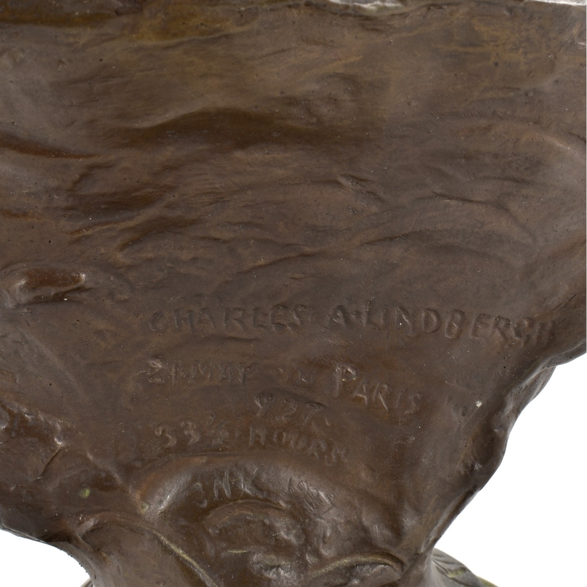 Bronze Sculpture of Charles Lindbergh
