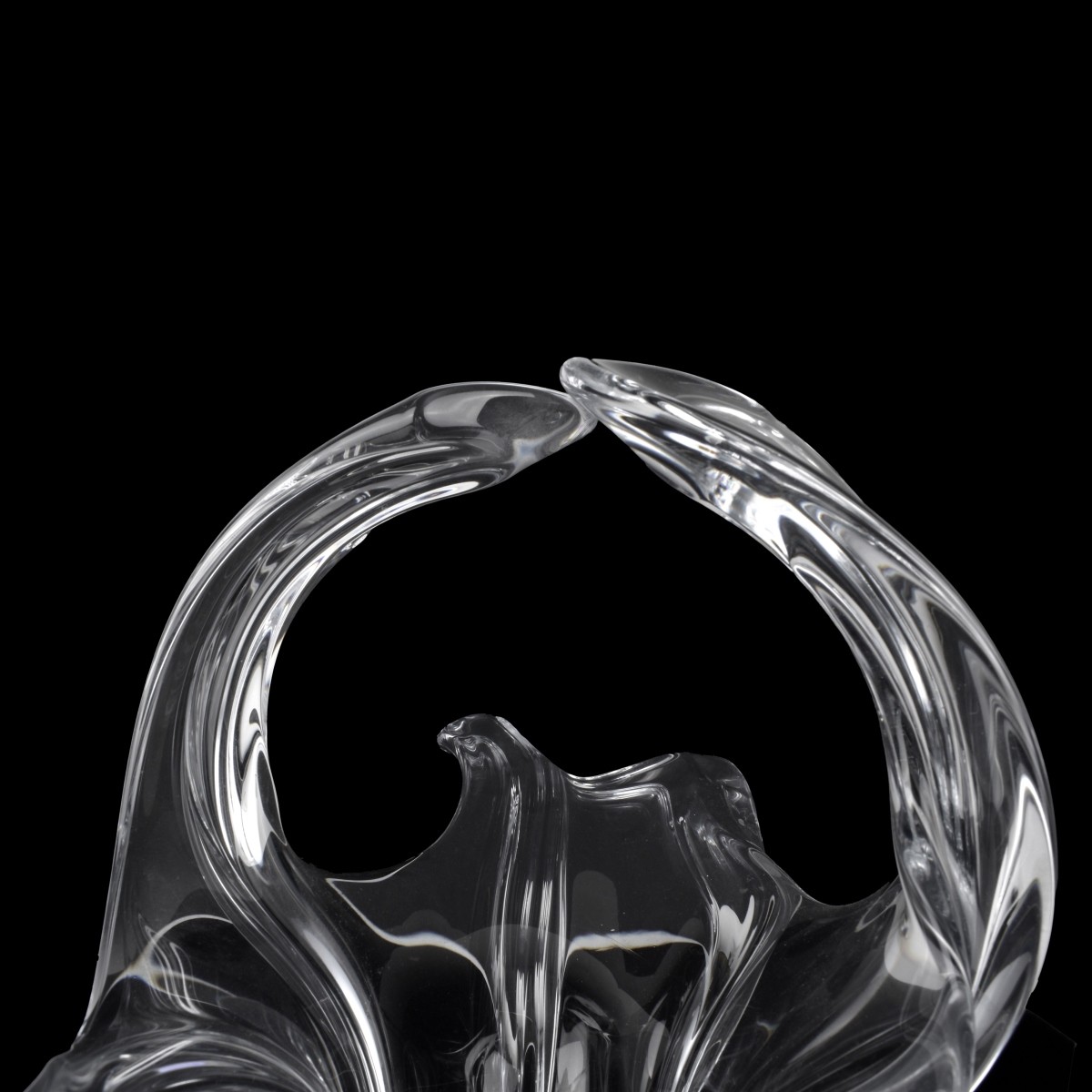 Large Cofrac Art Verrier Art Glass Sculpture