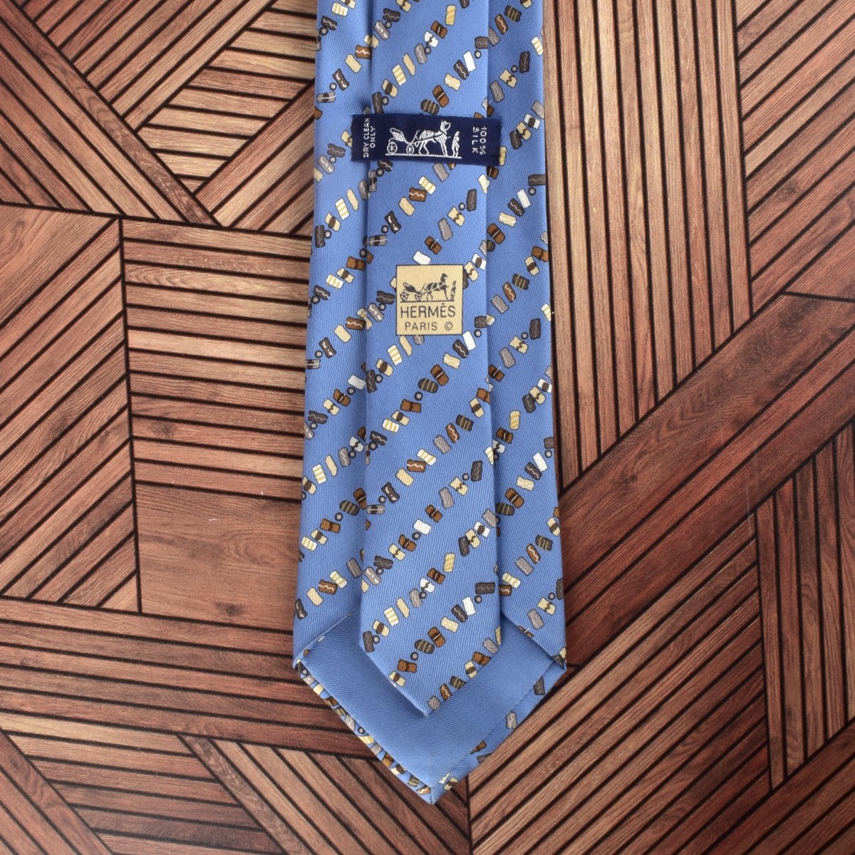 Hermes Paris Silk Tie