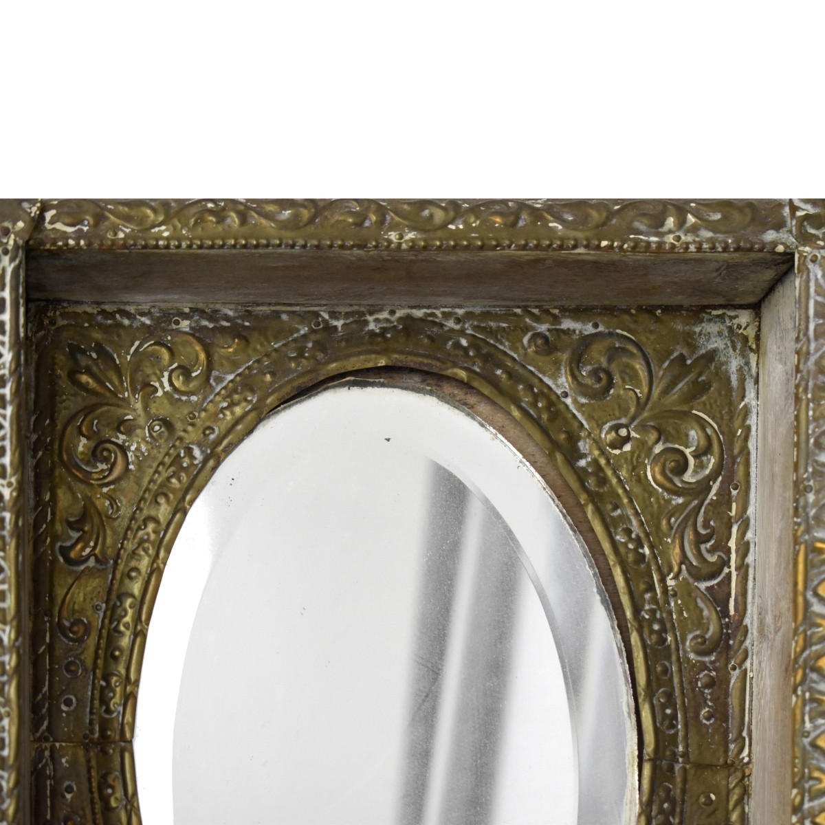 Antique French Wall Hanging Mirror Cabinet