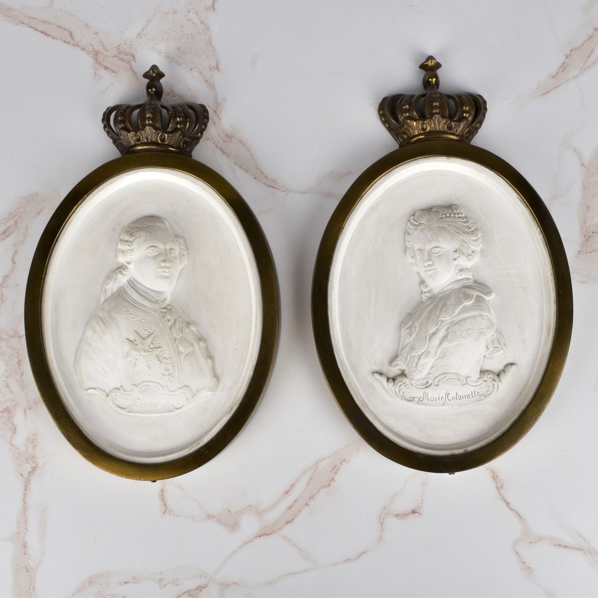Pair of Empire Style Plaques