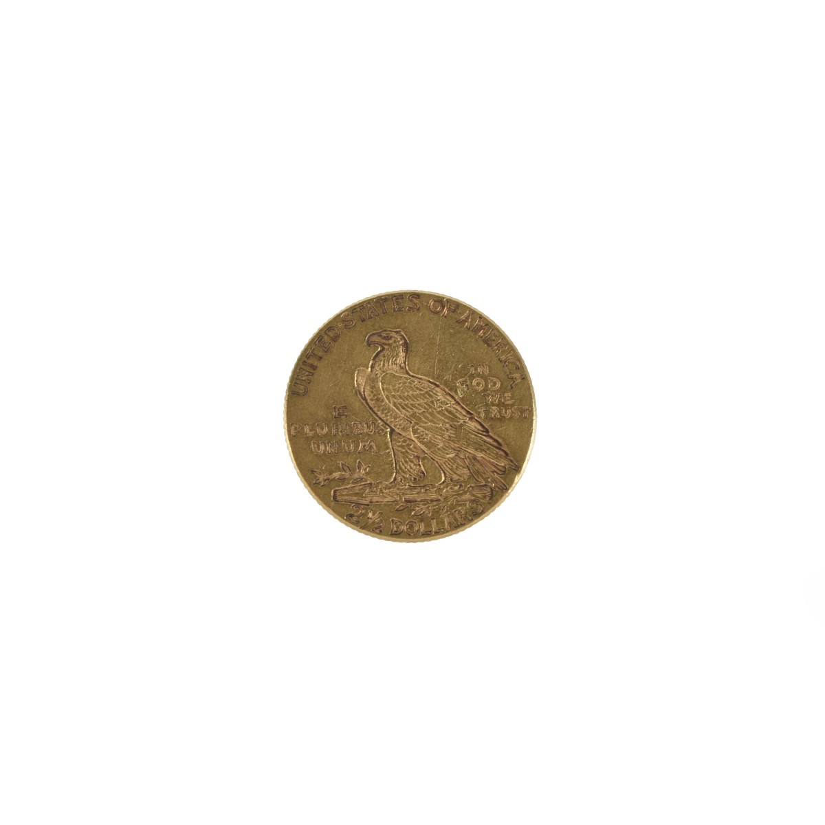US Indian Head $2-1/2 Gold Coin