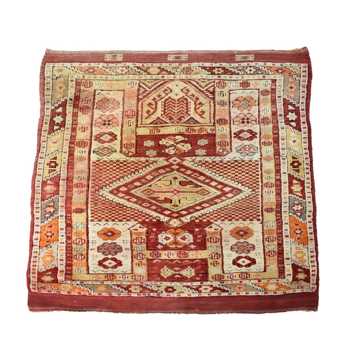 Semi Antique Turkish Wool Rug