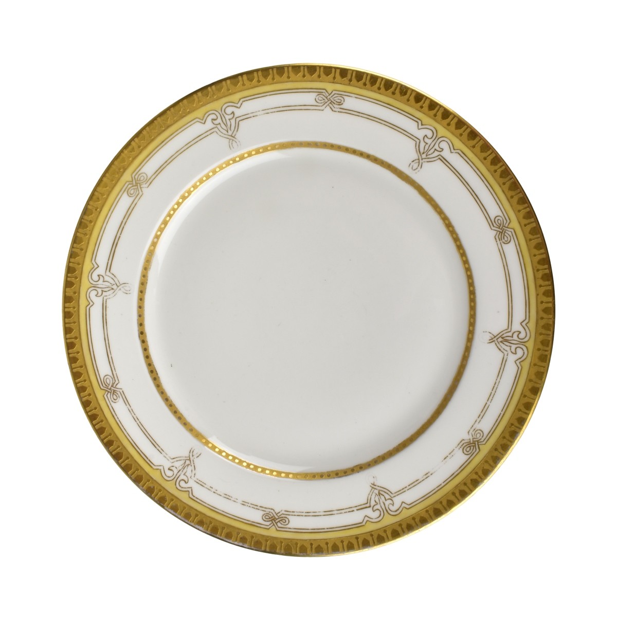 T & V Limoges Porcelain Dinner Plates