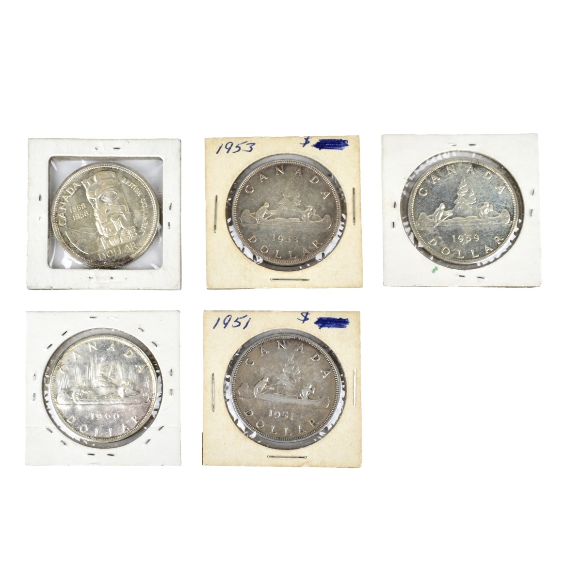 Canadian Silver Dollar Coins