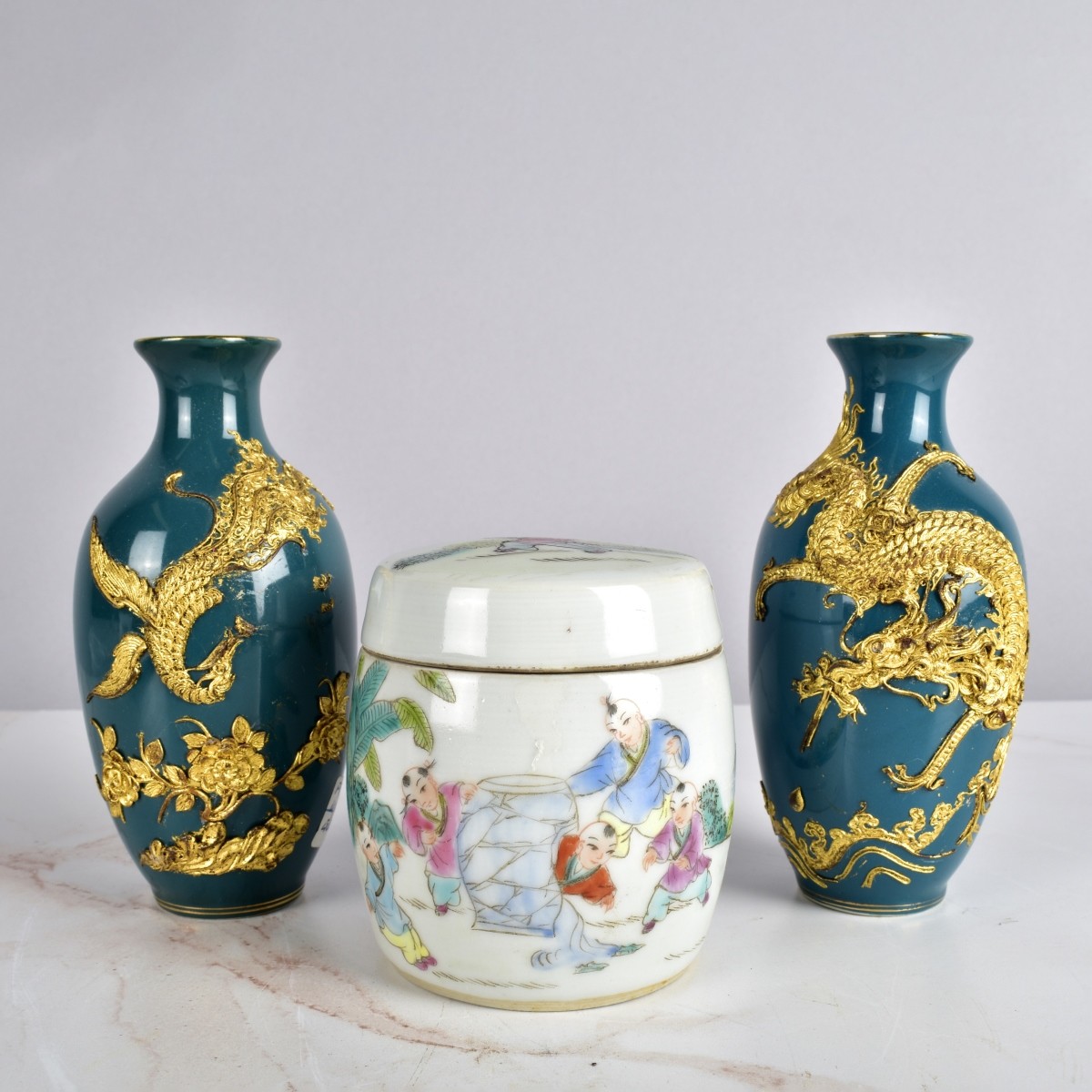Three Chinese Porcelain Tableware