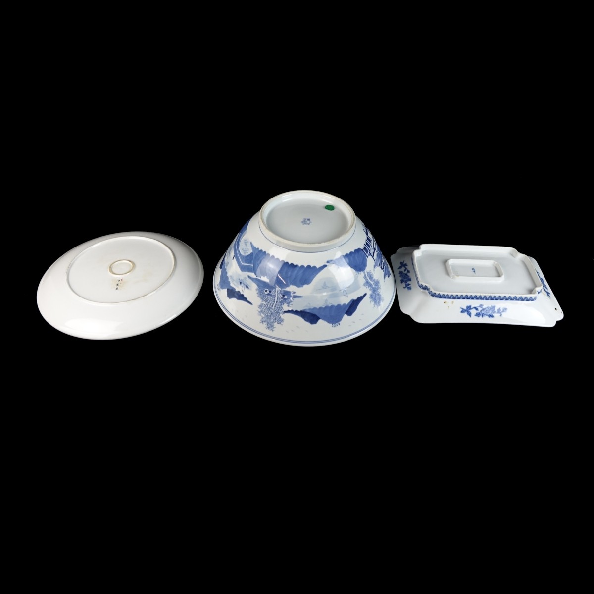 Three Pcs (3) Modern Oriental Porcelain