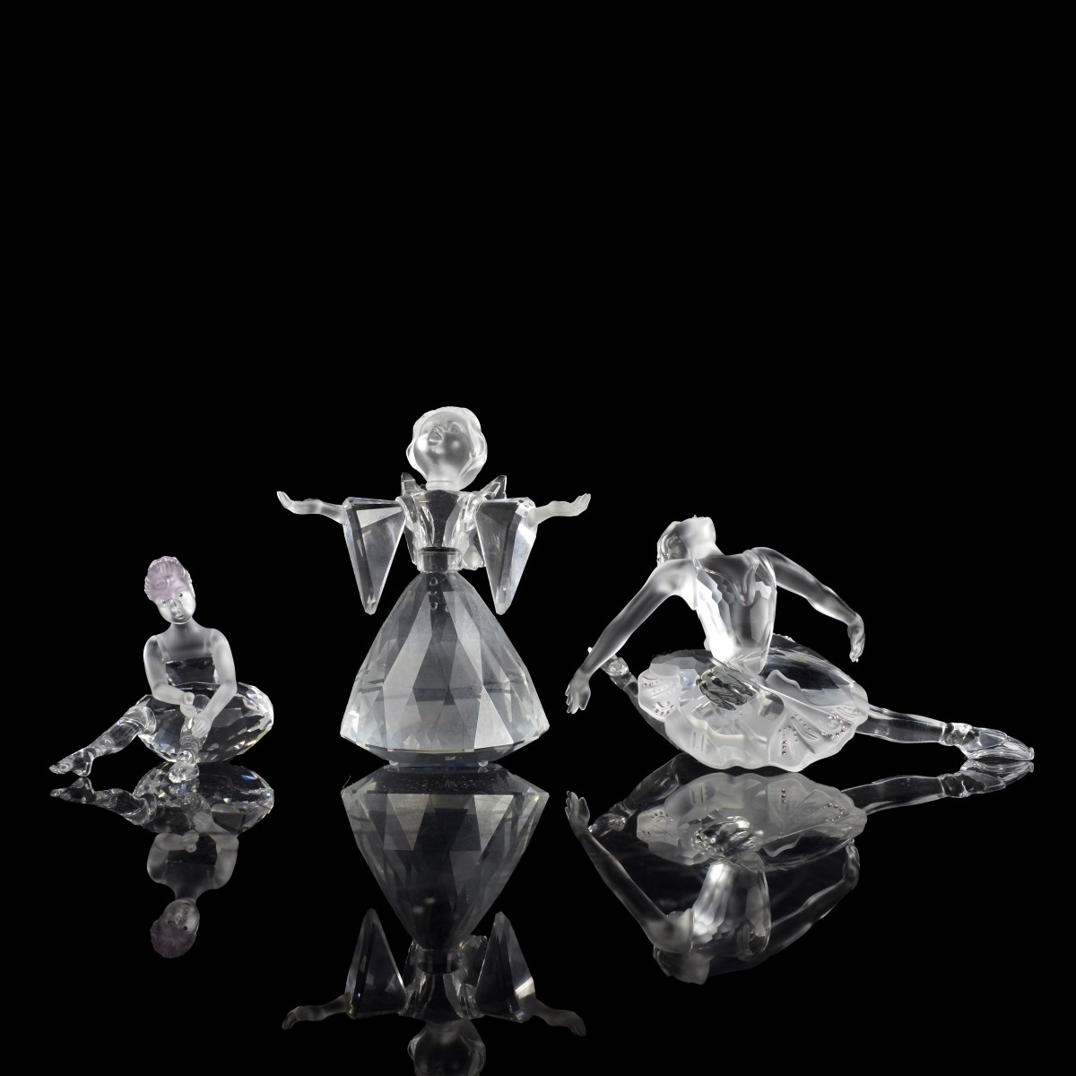 3 Swavorski Figurines