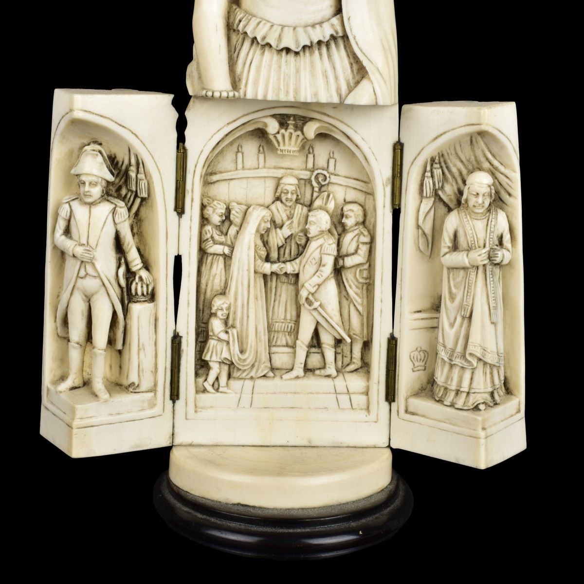 19th C. Josephine Triptych Figurine