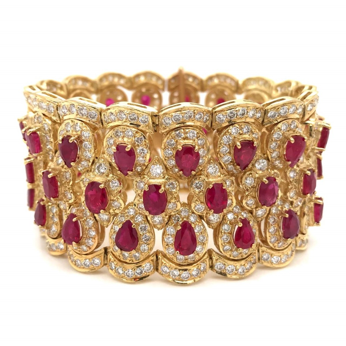 Ruby, Diamond and 18K Bracelet