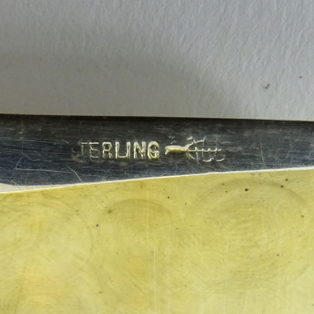 Three (3) Vintage Sterling Silver Cigarette Cases. Signed Sterling.