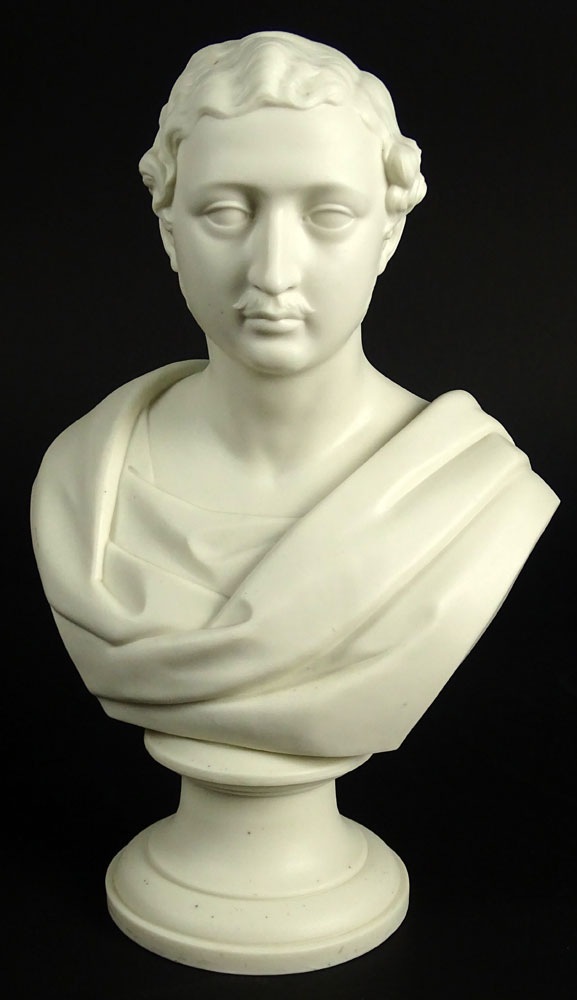 Vintage Parian Ware Bust "Young Prince Albert" 