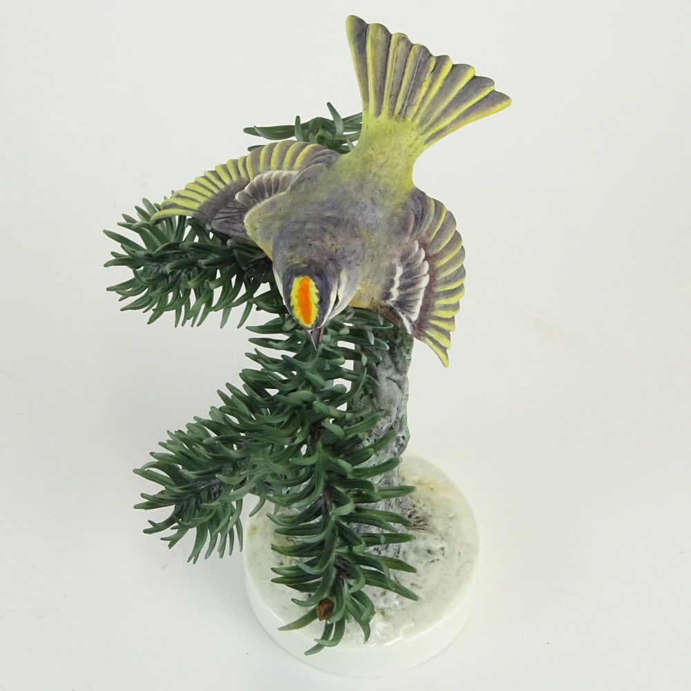 Dorothy Doughty Royal Doulton Porcelain Bird Group "Golden Crowned Kinglet". 