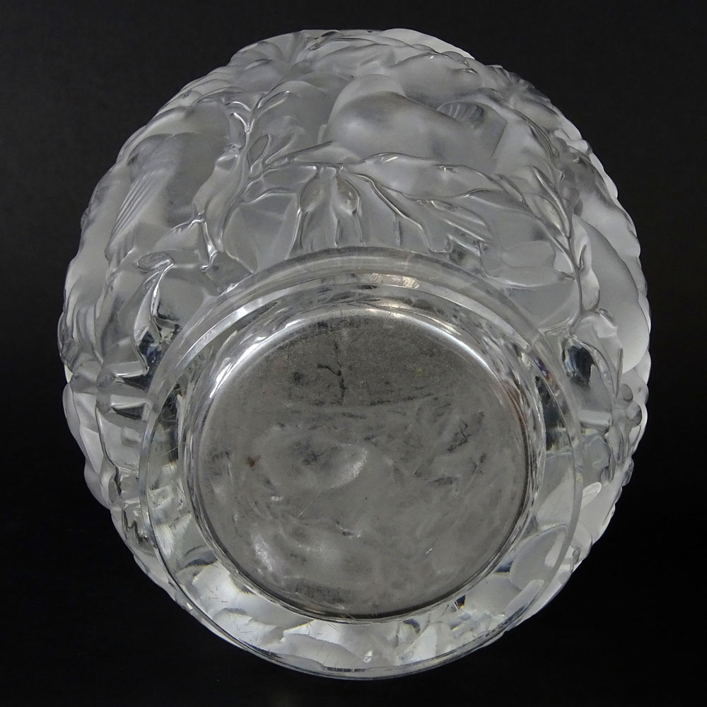 Lalique Crystal "Bagatelle" Vase.
