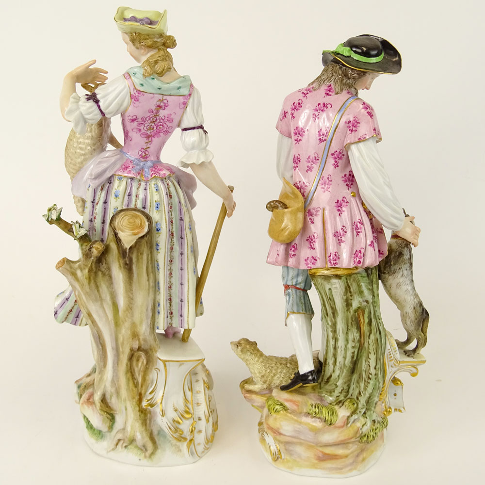 Two Vintage Meissen Porcelain Figures.