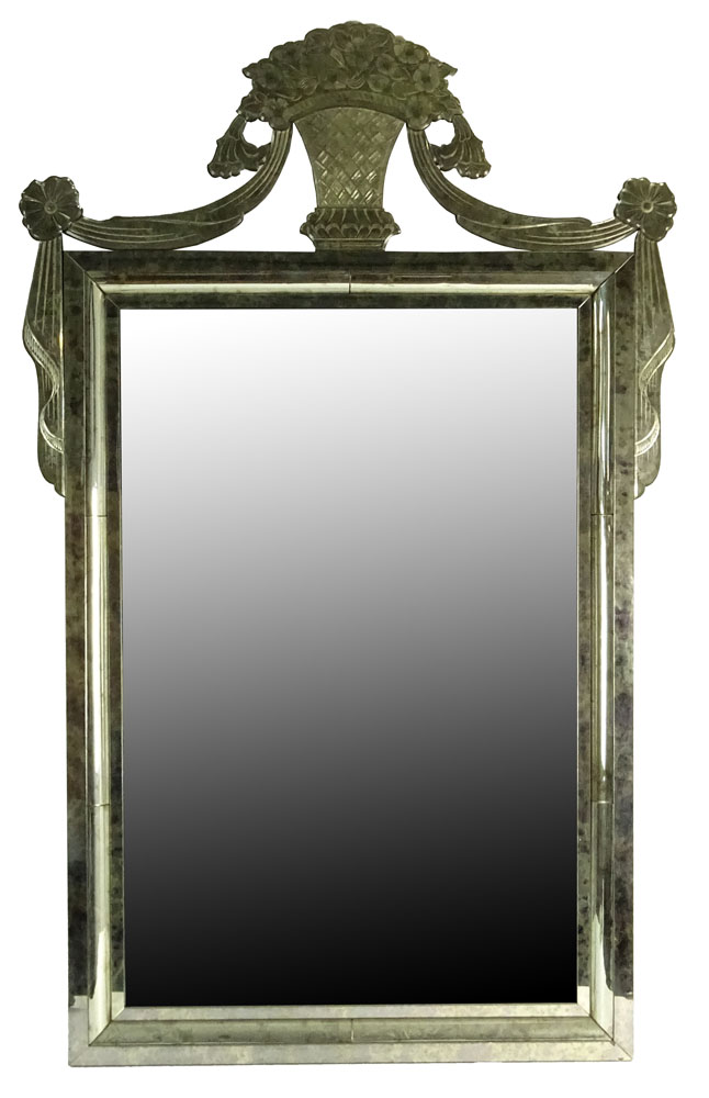 Mid 20th Century Venetian Style Mirror.