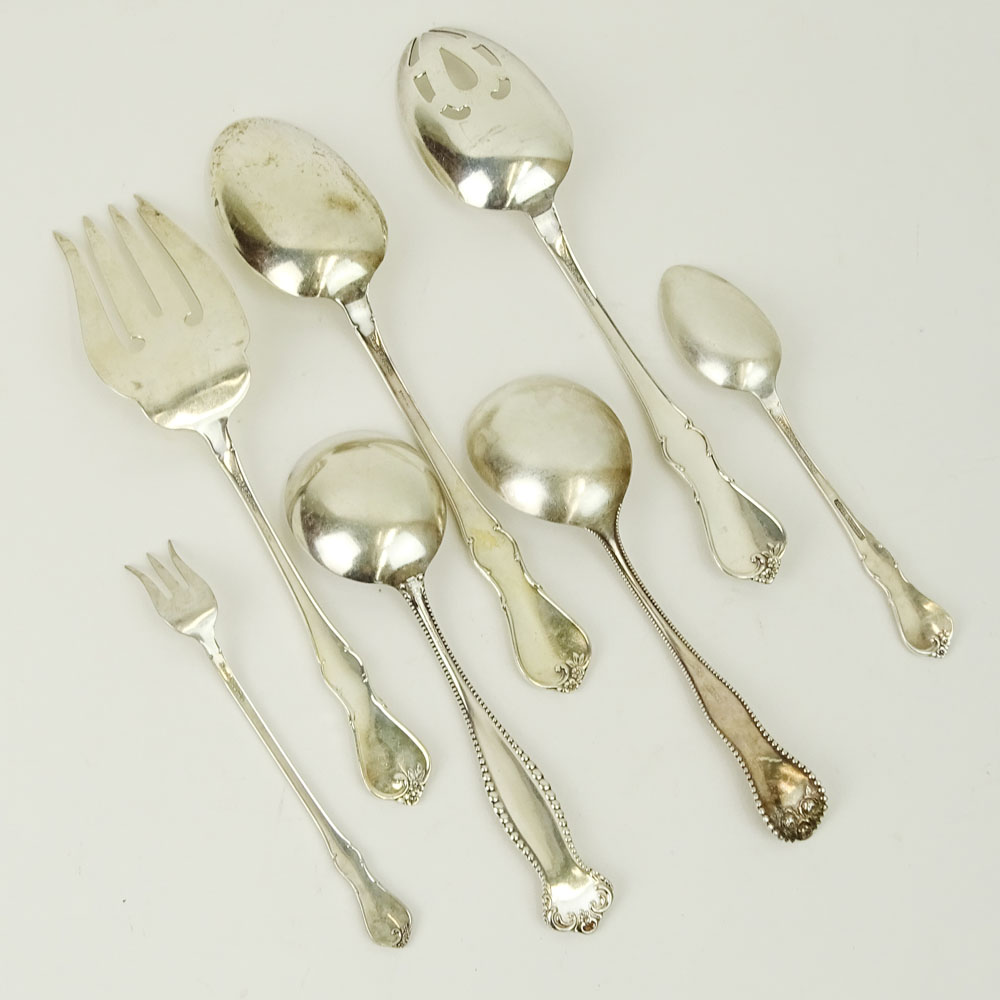 Approximately 74.68 Troy Ounces of miscellaneous sterling silver flatware.