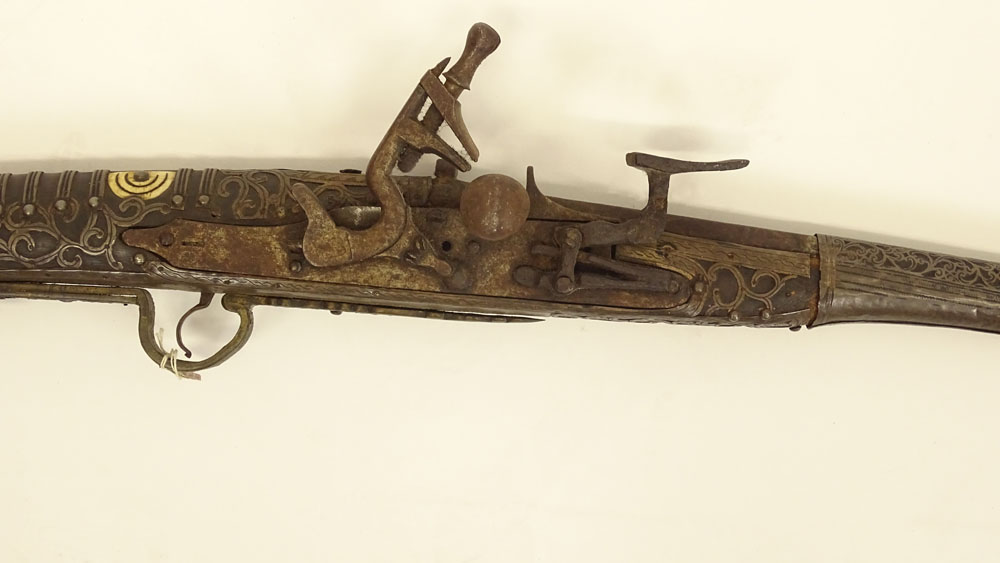 19th Century Berber Long Gun Musket from the Atlas Mountain Region of ...