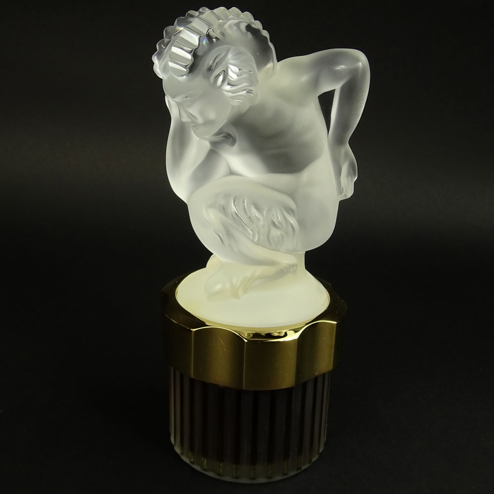 Boxed Lalique 3.3 fl. oz Pour Homme Eau de Parfum Le Faune Bottle.