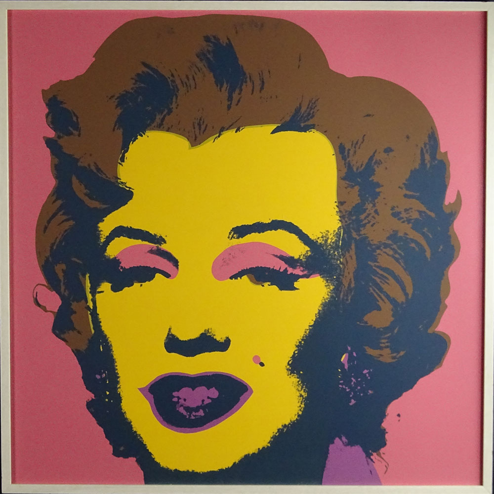 after: Andy Warhol, American (1928-1987) Sunday B Morning Screenprint in colors on wove paper "Marilyn". 