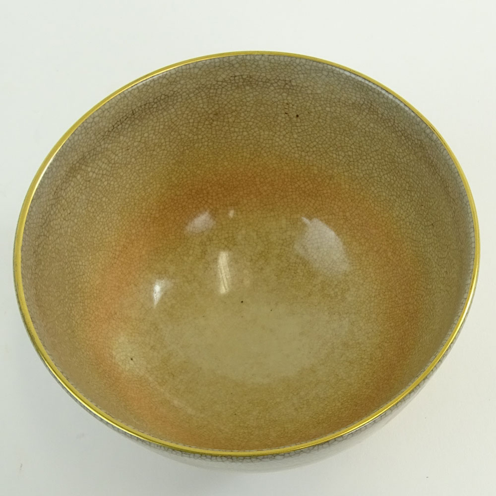 Vintage Japanese Satsuma Bowl. Impressed Mark.