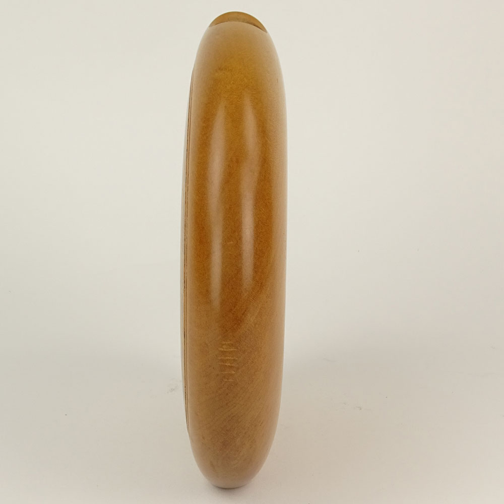 Warren Vienneau Contemporary Handcrafted Burl Wood Vase.
