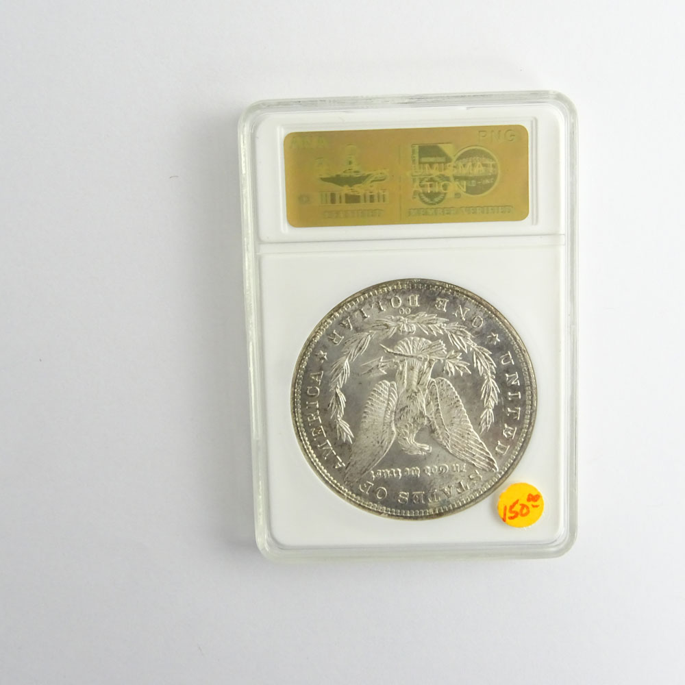 1881-CC Morgan Silver Dollar ANACS MS 63 NJ7549.