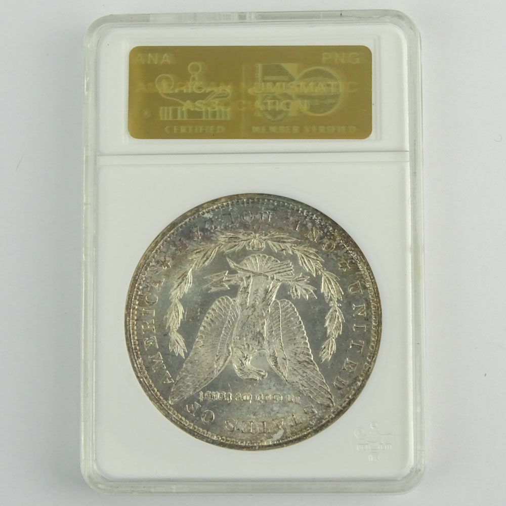1883-CC Morgan Silver Dollar ANACS MS 62 KP8541.