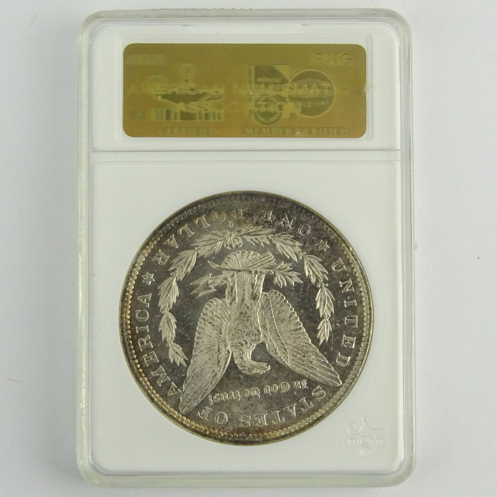 1883-O Morgan Silver Dollar MS63 DMPL ANACS CD6276.